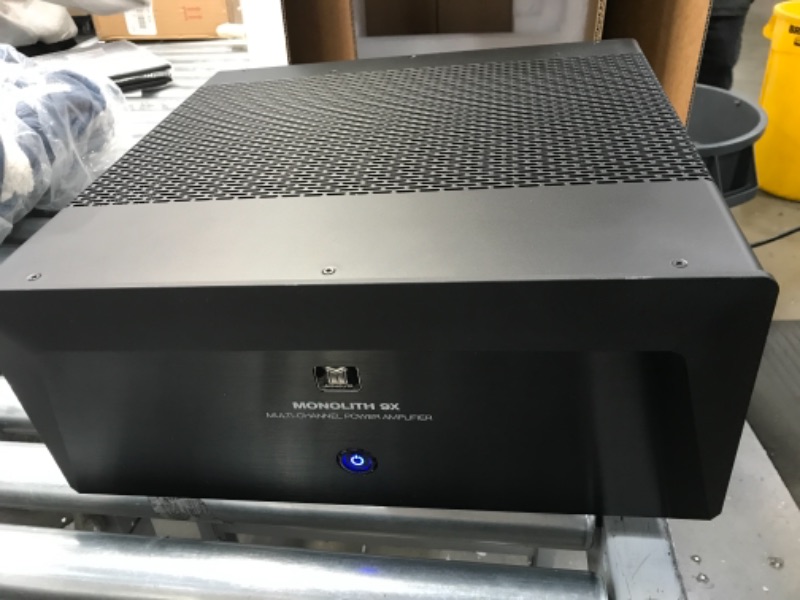 Photo 5 of  Monoprice Monolith 9 Channel Multi-Channel Home Theater Power Amplifier with XLR Inputs (3x200 Watts + 6x100 Watts