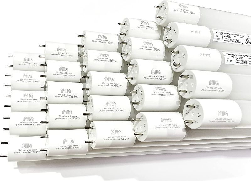 Photo 1 of 4FT LED T8 T12 Tube Lamp (25 Pack) Ballast Bypass Single Ended 4000K Cool White Fluorescent Tube Light Bulb Replacement for Non shunted Fixtures Replaces...
SIMILAR TO PHOTO