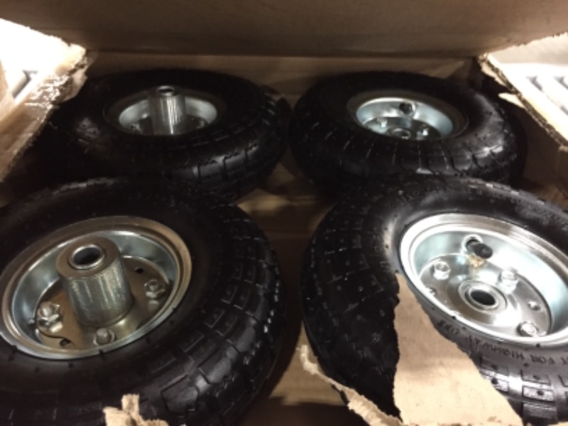 Photo 1 of 4 PIECE SET, 8 INCH WHEELS