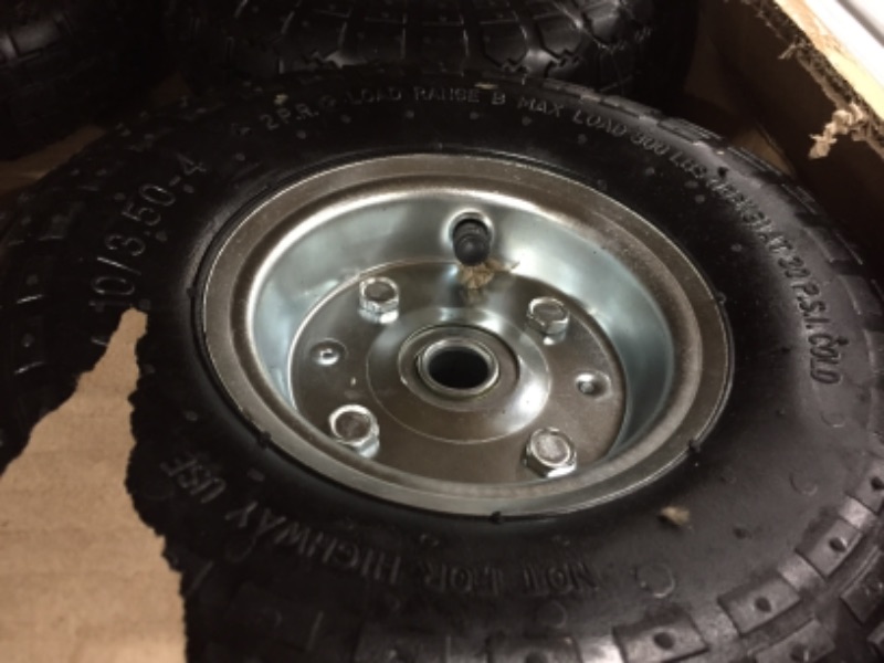 Photo 1 of 4 PIECE SET, 8 INCH WHEELS