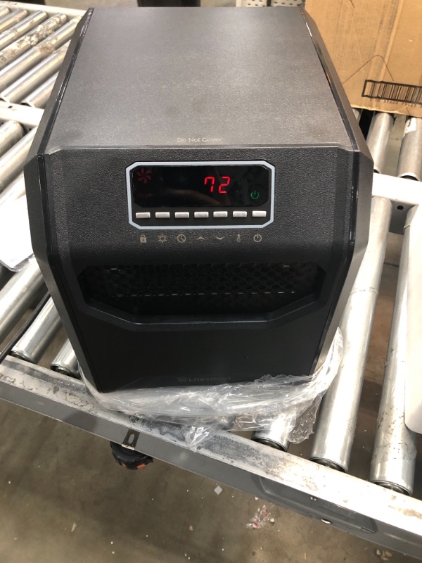 Photo 1 of LifeSmart 6-element Infrared Heater
1,500 Watt 6 Quartz Element Infrared Large Room 3 Mode Programmable Space Heater w/ Remote and Digital Display