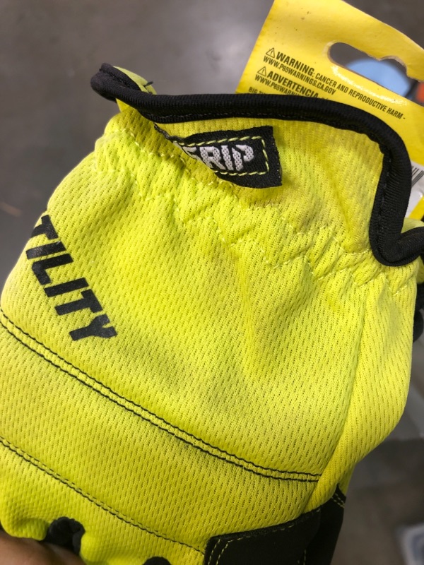 Photo 3 of Firm Grip High Vis Large Utility High Performance Glove (2: 3 packs) new item; 2 3 packs