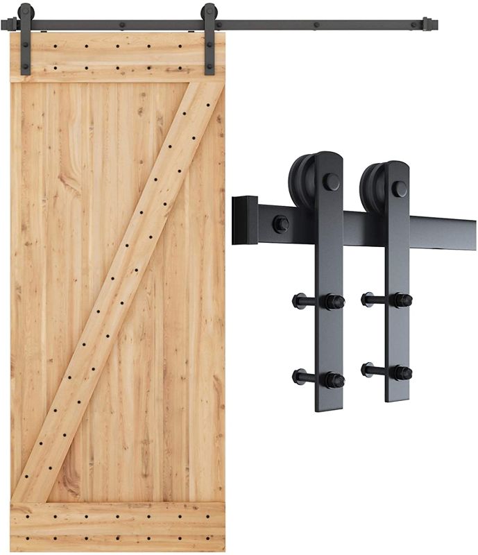Photo 1 of SMARTSTANDARD 6ft Heavy Duty Sturdy Sliding Barn Door Hardware Kit -Smoothly and Quietly -Easy to Install -Includes Step-by-Step Installation Instruction...
SIMILAR TO PHOTO