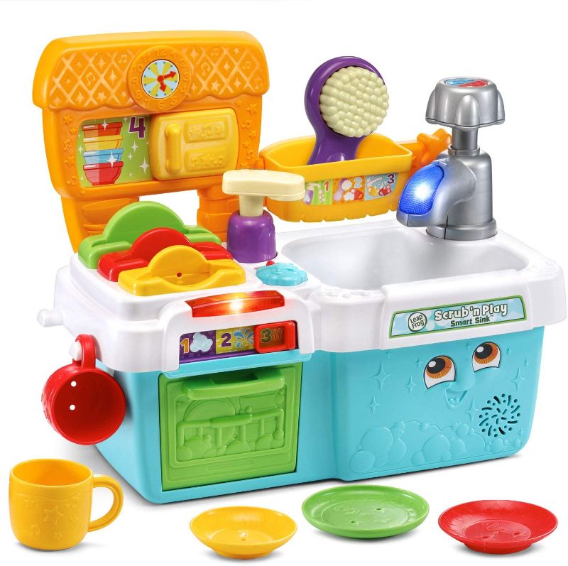 Photo 1 of LeapFrog Scrub 'n Play Smart Sink, Multicolor
