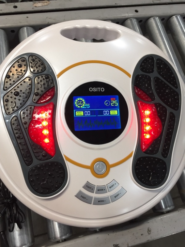 Photo 2 of OSITO Circulation System & Nerve Muscle Stimulator - Improves Foot Circulation and Neuropathy, Relieves Feet Legs Pains, Relaxes and Massages Body with TENS Unit & EMS, Clinical-Proven Effective
