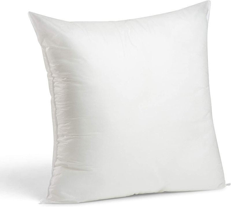 Photo 1 of **USED**
Foamily Throw Pillows Insert 24 x 24 Inches - Bed and Couch Decorative Pillow - Made in USA
