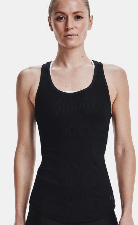 Photo 1 of WOMANS MEDIUM BLACK UNDERARMOUR COTTON TANK TOP