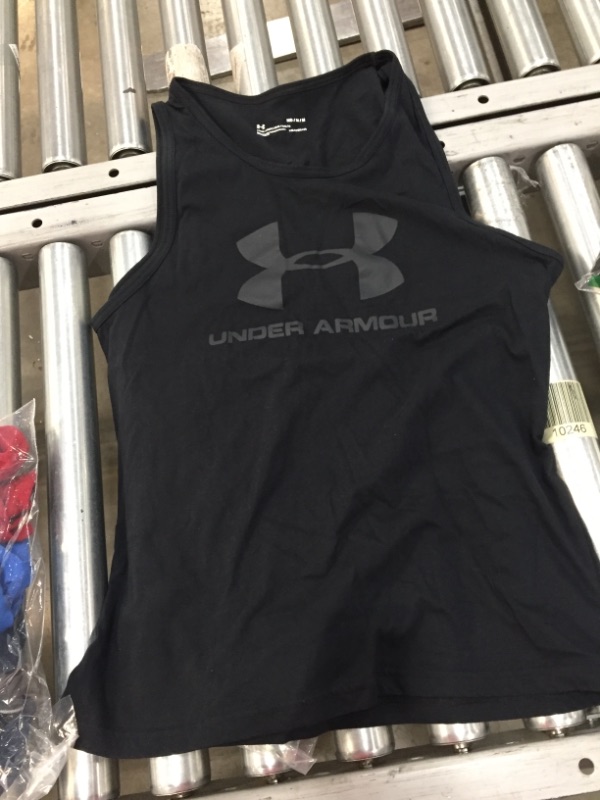 Photo 2 of WOMANS MEDIUM BLACK UNDERARMOUR COTTON TANK TOP