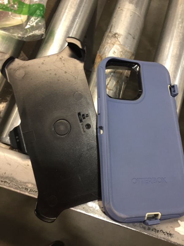 Photo 2 of **USED**
OTTERBOX DEFENDER SERIES SCREENLESS EDITION Case for iPhone 13 Pro Max & iPhone 12 Pro Max - FORT BLUE
