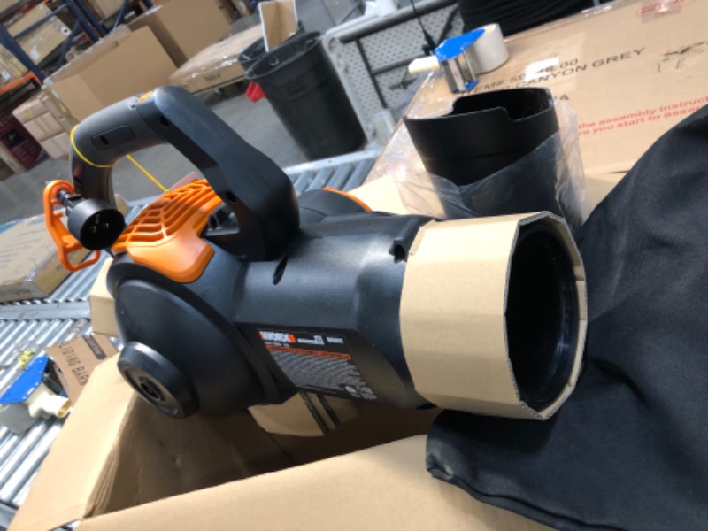 Photo 2 of **USED**
WORX WG520 12 Amp TURBINE 600 Electric Leaf Blower
