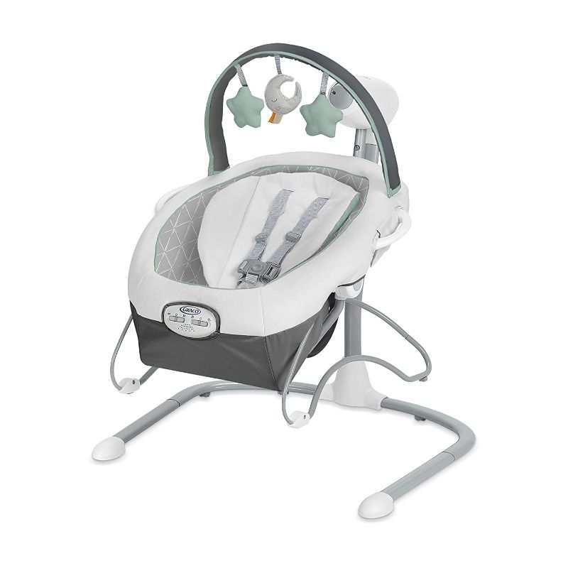 Photo 1 of **USED** MAYBE MISSING PARTS**
Graco Soothe 'n Sway LX Baby Swing with Portable Bouncer, Derby
