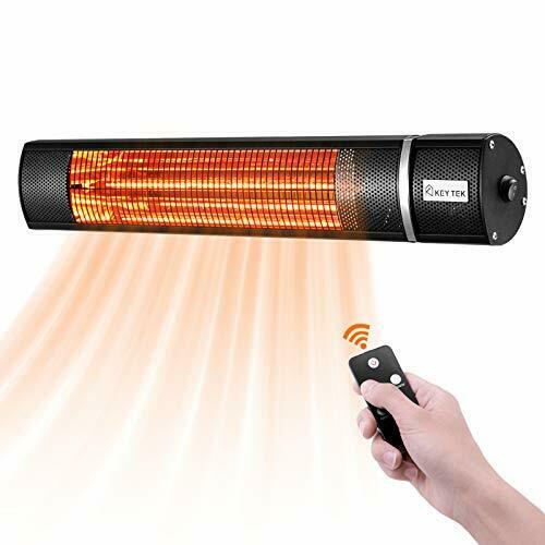 Photo 1 of ***PARTS ONLY***KEY TEK Wall-Mounted Patio Heater Electric Infrared Heater Indoor/Outdoor Heater
