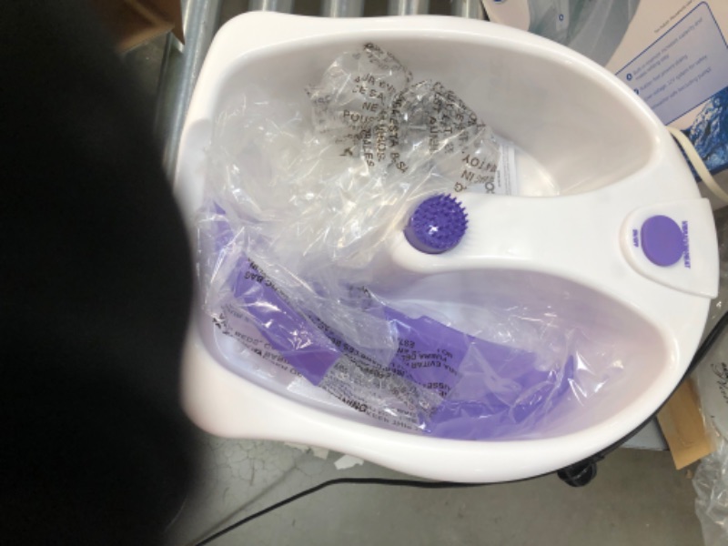 Photo 2 of **USED**
Conair Pedicure Foot Spa with Soothing Vibration Massage
Color:Purple