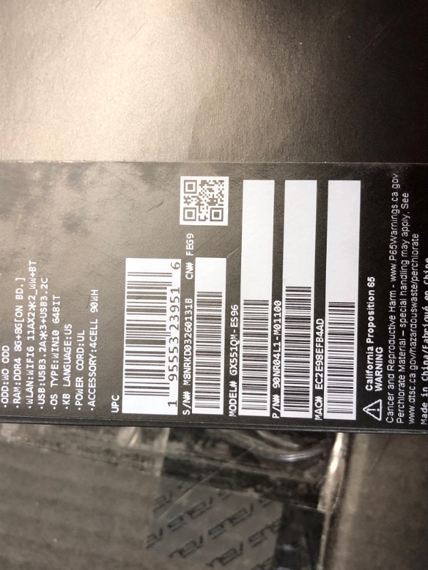 Photo 11 of **NEW, BOTTOM OF LAPTOP HAS A TOTAL OF 15 SCREW ALL INTACT**
ASUS ROG Zephyrus Duo SE 15 Gaming Laptop, 15.6” 300Hz IPS Type FHD Display, NVIDIA GeForce RTX 3060, AMD Ryzen 9 5980HX, 16GB DDR4, 1TB PCIe SSD, Per-Key RGB Keyboard, Windows 10 Home, GX551QM-