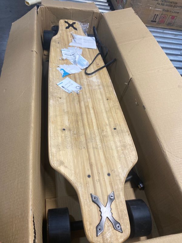 Photo 3 of PARTS ONLY**NOT FUNCTIONAL**Fast & Furious Ft001 Electric Skateboard 1800W Dual Motors with Remote Control Top Speed 25MPH, 17 Miles Range Longboard Can Carry 330 Pounds for Adults...
