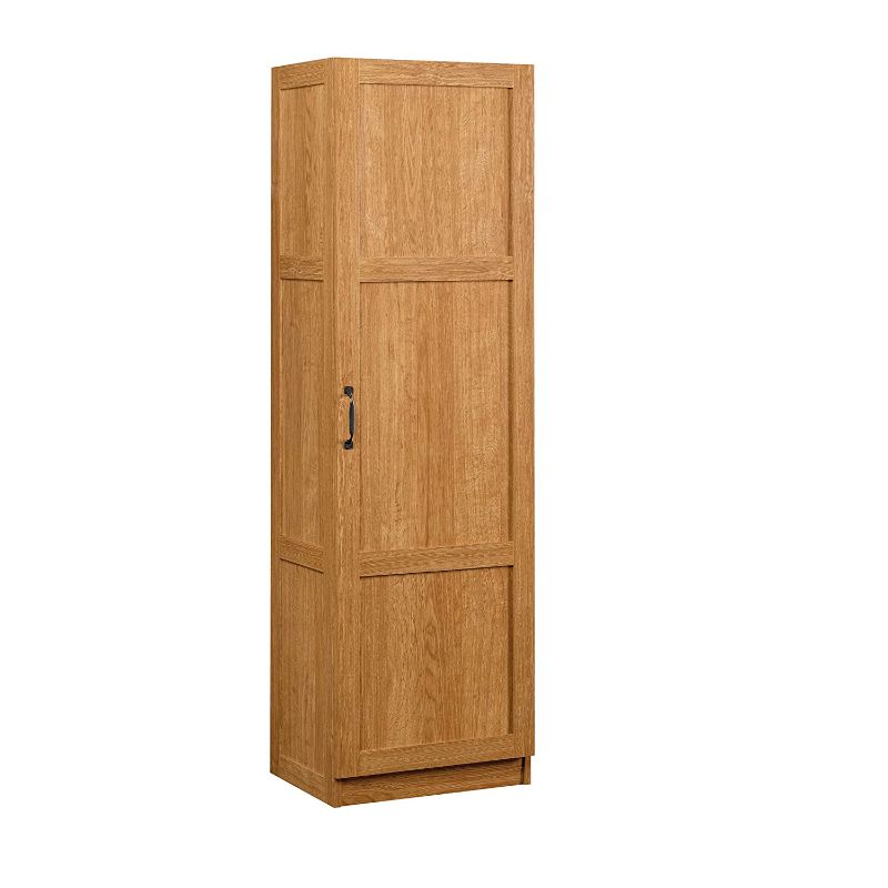 Photo 1 of **INCOMPLETE**
Sauder Miscellaneous Storage Cabinet, L: 17.99" x W: 13.94" x H: 60.00", Highland Oak Finish
