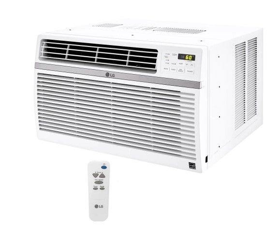 Photo 1 of 12,000 BTU 115-Volt Window Air Conditioner LW1216CER with ENERGY STAR and Remote in White
