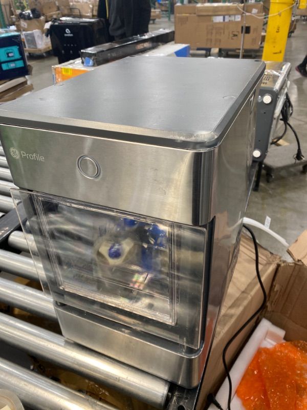 Photo 2 of ***PARTS ONLY***GE Profile Opal | Countertop Nugget Ice Maker with Side Tank | Portable Ice Machine with Bluetooth Connectivity | Smart Home Kitchen Essentials | Stainless Steel Finish | Up to 24 lbs. of Ice Per Day
