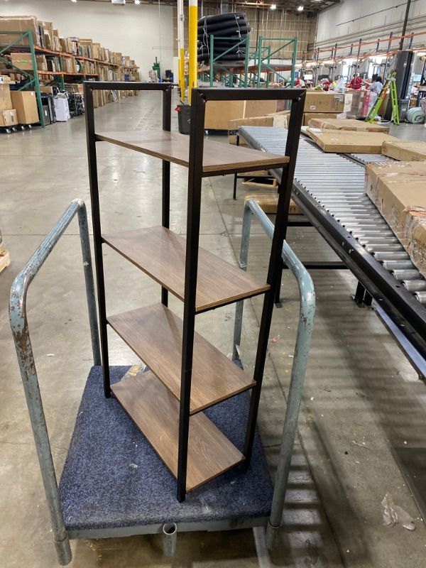 Photo 1 of **incomplete** Amazon Basics Decorative Storage Shelf - 4-Tier
