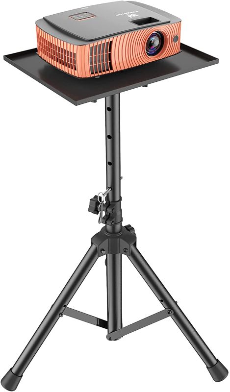 Photo 1 of Amada Projector Tripod Stand, Foldable Laptop Tripod, Multifunctional DJ Racks/ Projector Stand with Adjustable Height, Perfect for Office, Home, Stage or Studio-AMPS01
