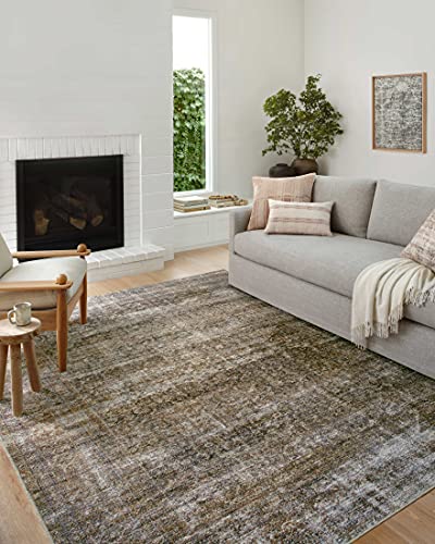 Photo 1 of Amber Lewis X Loloi Billie Collection BIL-06 Tobacco / Rust 5' X 7'6" Area Rug
