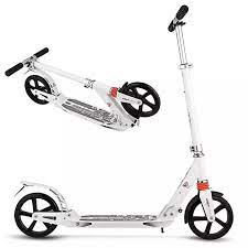 Photo 1 of 
USED**Children Adult Kick Scooter Wheels Adjustable Aluminum Alloy T-Style Design Sturdy Lightweight Foldable Foot Scooter