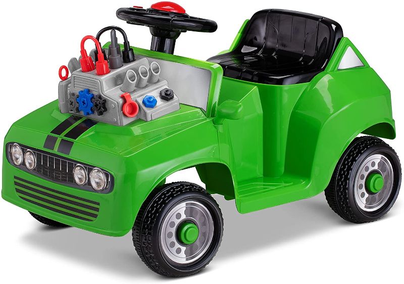 Photo 1 of Kid Trax Fix & Ride Car Toddler Electric Quad Ride On Toy, 6 Volt, Kids 1.5-2.5 Years Old, Max Rider Weight 44 lbs, Green
