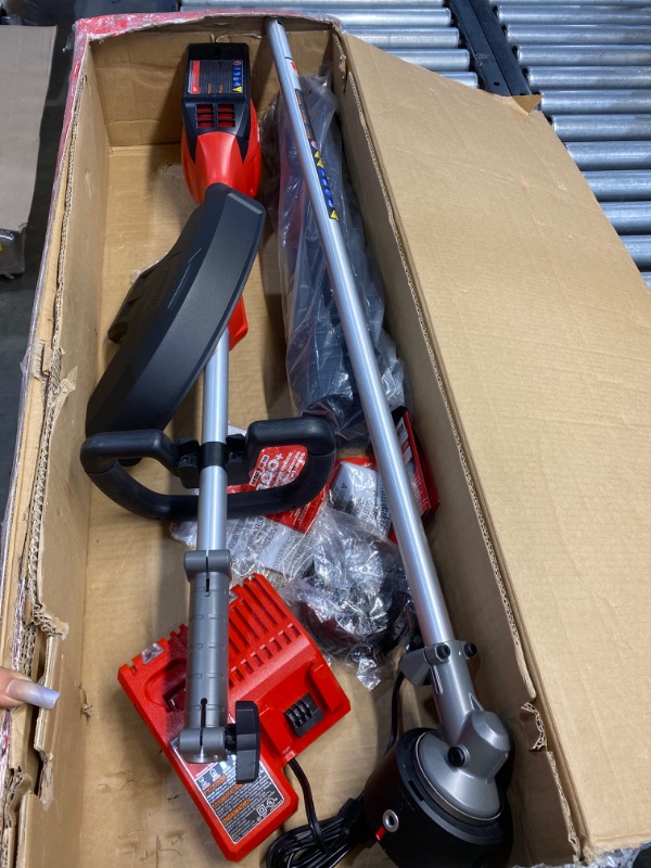 Photo 2 of **INCOMPLETE// VIEW CLERK COMMENTS** Milwaukee
M18 FUEL 18-Volt Lithium-Ion Brushless Cordless QUIK-LOK String Trimmer/Blower Combo Kit with Battery & Charger (2-Tool)