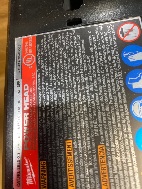 Photo 3 of **INCOMPLETE// VIEW CLERK COMMENTS** Milwaukee
M18 FUEL 18-Volt Lithium-Ion Brushless Cordless QUIK-LOK String Trimmer/Blower Combo Kit with Battery & Charger (2-Tool)