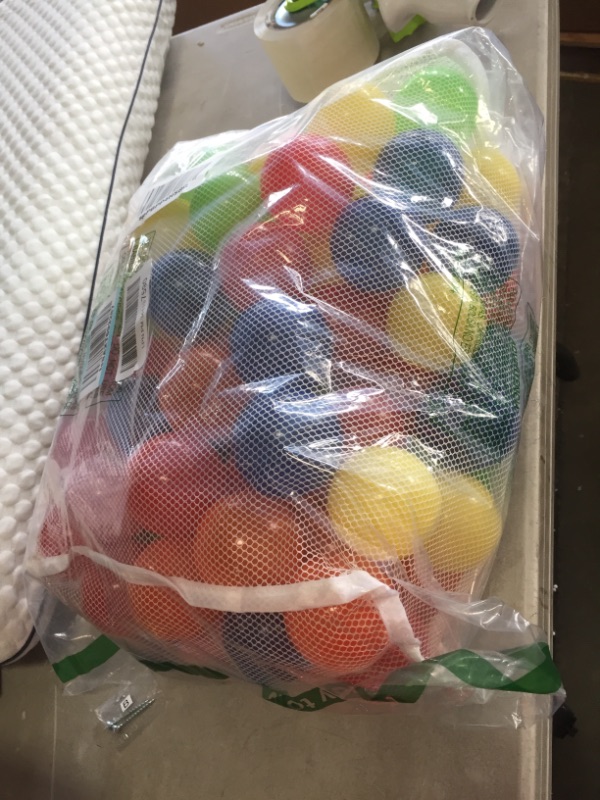 Photo 2 of Click N' Play Ball Pit Balls for Kids, Plastic Refill Balls, 200 Pack, Phthalate and BPA Free, Includes a Reusable Storage Bag with Zipper, Great Gift for Toddlers and Kids
