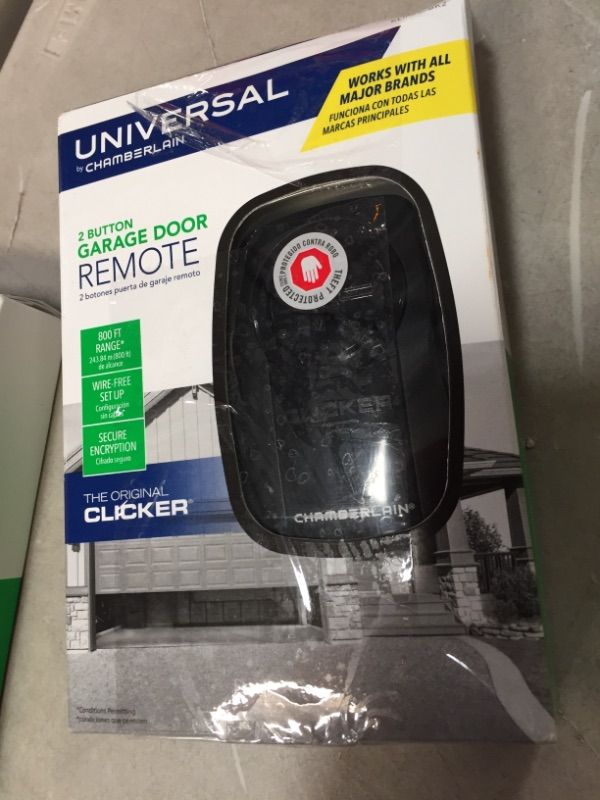 Photo 2 of Universal Clicker Black Garage Door Remote Control