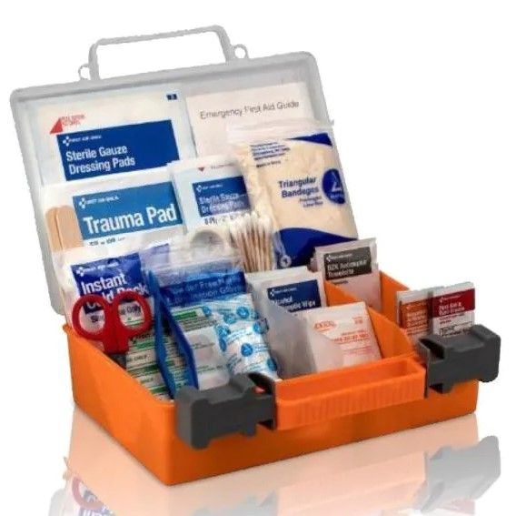 Photo 1 of 180-Piece, 25-Person Plastic OSHA First Aid Kit
