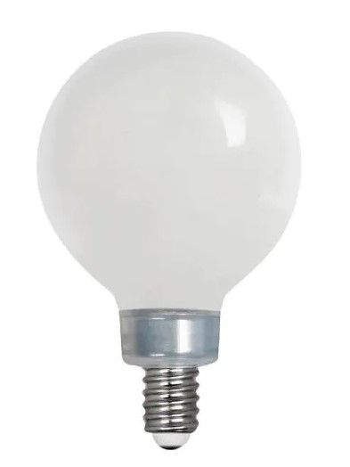 Photo 1 of 40-Watt Equivalent G16.5 ENERGY STAR and CEC Title 20 Dimmable Filament LED Light Bulb Bright White 3000K (3-Pack)
4 box pack bundle