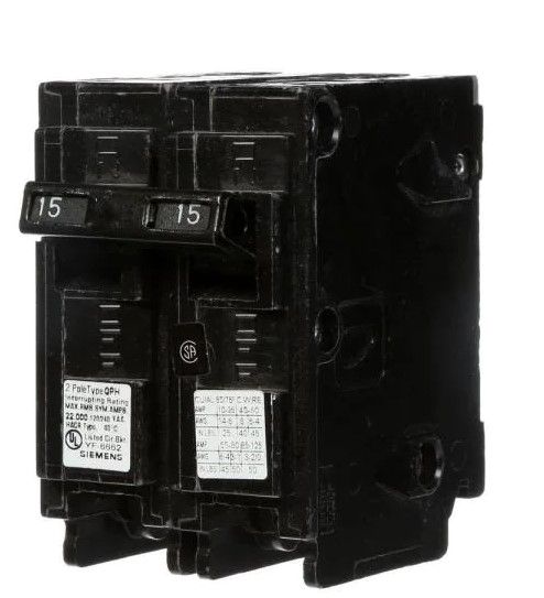 Photo 1 of 15 Amp Double-Pole Type QP Circuit Breaker
2 CT