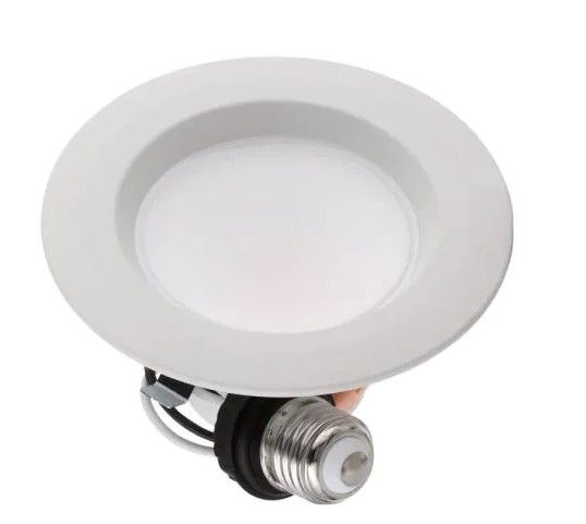 Photo 1 of 4 in. Color Temperature Selectable Integrated LED Recessed Trim (4-Pack)
