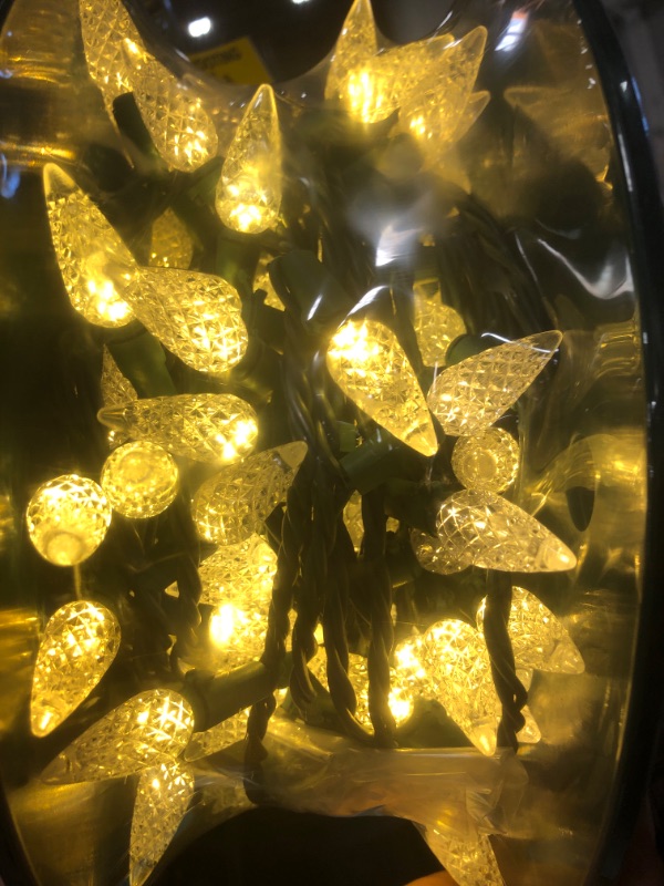 Photo 1 of 49point6 ft. 150-Light Warm White C6 LED Lights
