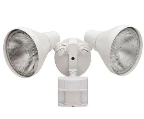 Photo 1 of 180 Degree White Motion-Sensing Outdoor Security-Light
