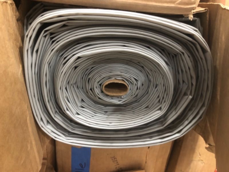 Photo 1 of 20 ft. x 100 ft. 10 mil Clear Poly Film
