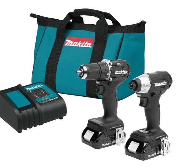 Photo 1 of 18-Volt LXT Lithium-Ion Sub-Compact Brushless Cordless 2-piece Combo Kit (Driver-Drill/Impact Driver) 1.5Ah
