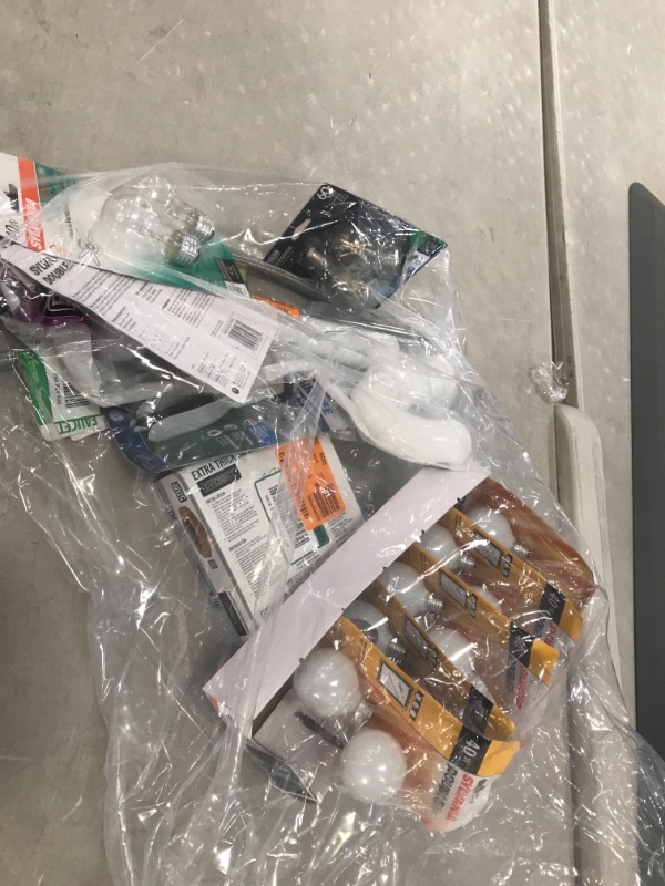 Photo 1 of HOME IMPROVEMENT HOME DEPOT ITEMS BAG
NO RETURNS
AS IS
