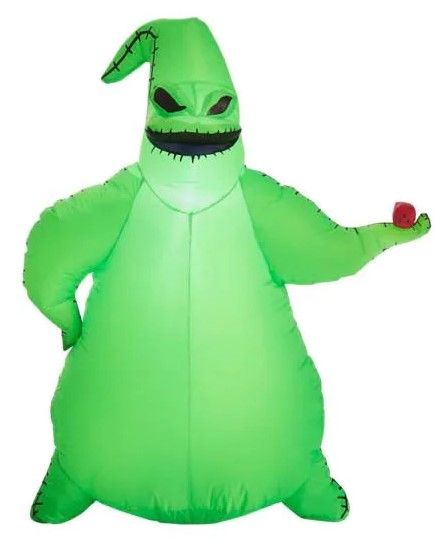 Photo 1 of 3.5 ft. Green Oogie Boogie Halloween Inflatable
