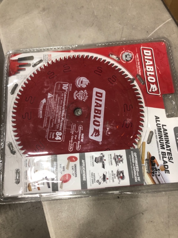 Photo 2 of 10 in. x 84-Tooth Laminate/Aluminum/Plastics Circular Saw Blade
