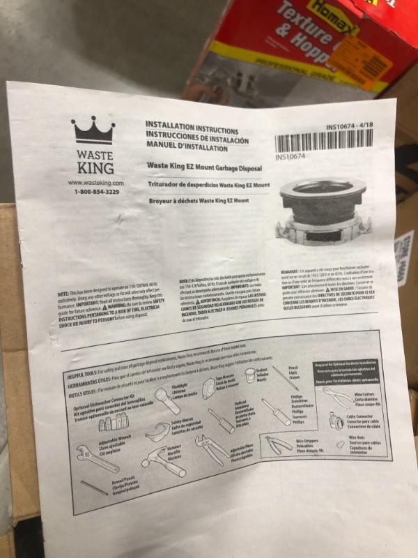 Photo 3 of Waste King L-1001 Garbage Disposal, 1/2 HP