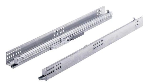 Photo 1 of 21 in. Full Extension Undermount Soft Close Drawer Slide Set 1-Pair (2 Pieces)
