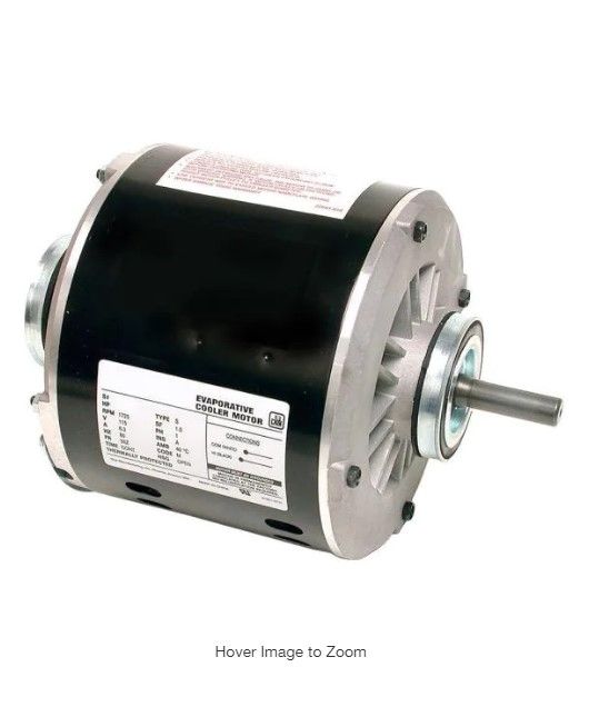 Photo 1 of 2-Speed 1/2 HP Evaporative Cooler Motor
AS IS USED