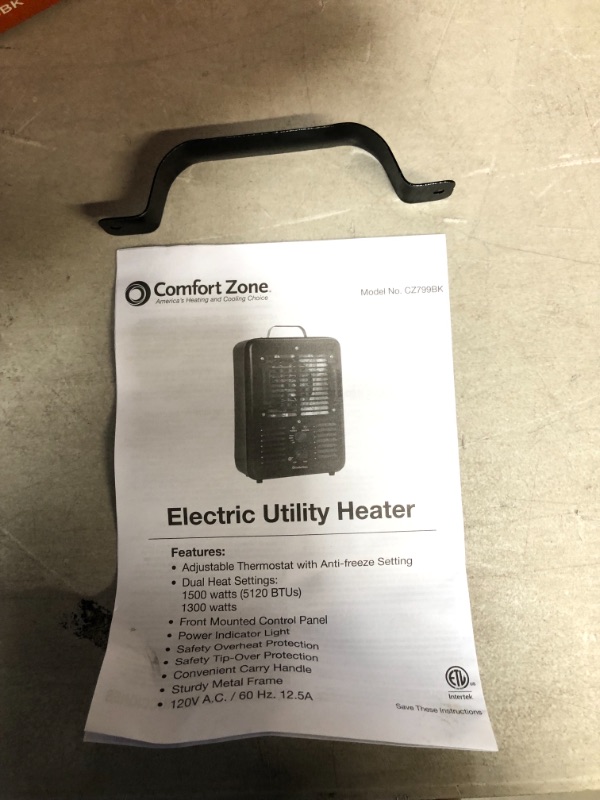 Photo 4 of 1500-Watt Electric Milkhouse Utility Heater
AS IS USED