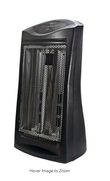 Photo 1 of Energy Save 1500-Watt Electric Infrared Quartz Space Heater with 3 Heat Settings
AS IS USED, DIRTY (DUSTY), MINOR DAMAGE, PLEASE SEE PHOTOS 