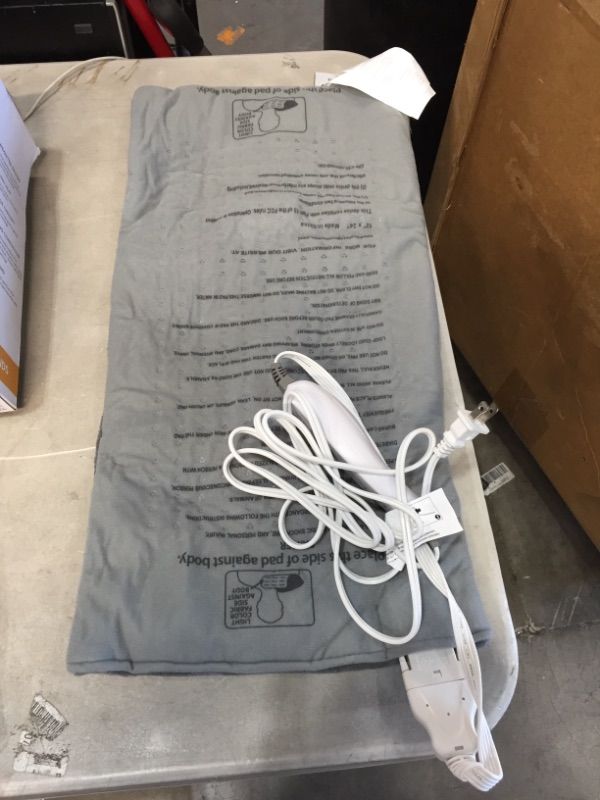 Photo 4 of 12 in. x 24 in. Massaging Weighted Heating Pad
AS IS USED