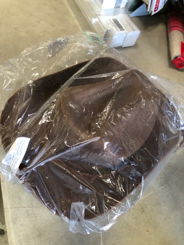 Photo 2 of Forum Novelties Child's Suede Cowboy Hat, Brown
