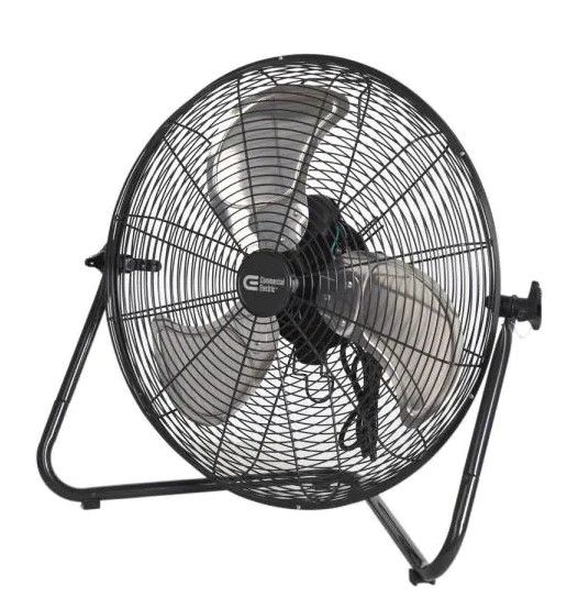 Photo 1 of 20 in. 3-Speed High Velocity Floor Fan
